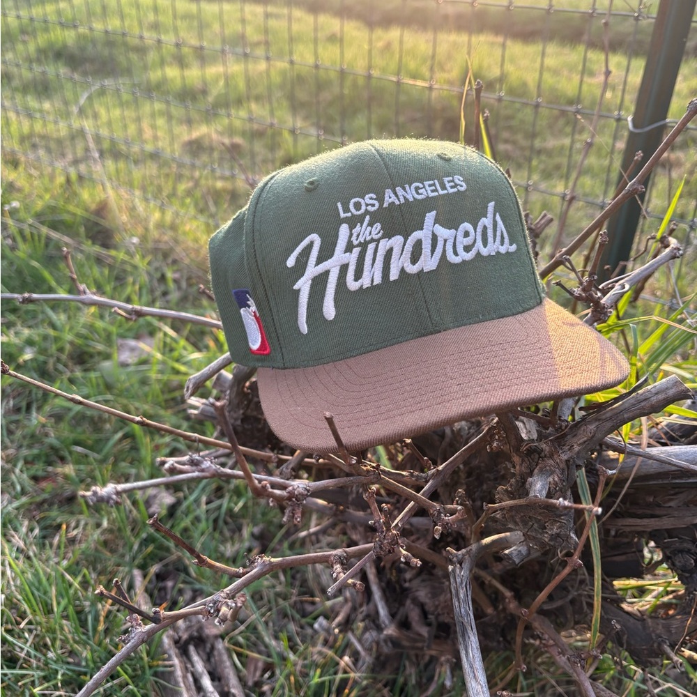 The Hundreds Olive and Beige Hat